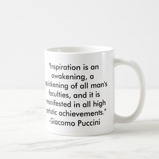 Puccini Zitat Tasse (Rechts)