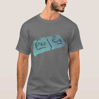Puce als PU-Plutonium und Cer-Cer T-Shirt