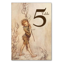 Puck A Midsommer Night's Dream Tischnummer Card