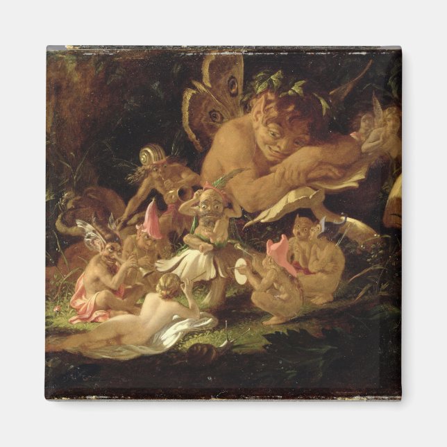 Puck and Fairies vom "Traum der Sommernacht" Magnet (Vorne)
