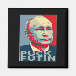 Puck Futin Hoffnung Ich stehe mit der Ukraine Magnet