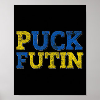 PUCK FUTIN I Stand mit der Ukraine Poster