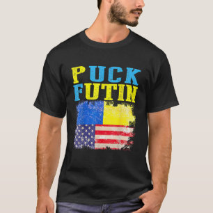 Puck Futin ich stehe mit der Ukraine in der Ukrain T-Shirt