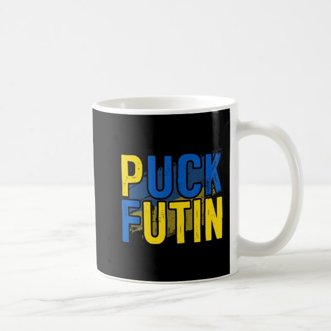 Puck Futin Meme ich mit Ukraine Lov Kaffeetasse (Rechts)