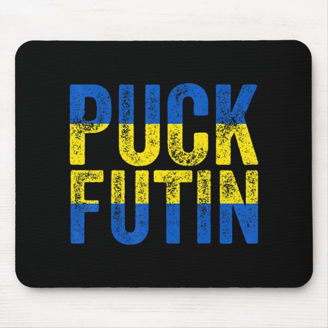 Puck Futin Meme ich mit Ukraine Lov Mousepad (Vorne)