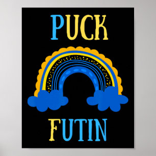 Puck Futin Meme Lustiges Design Ukraine Russland Poster