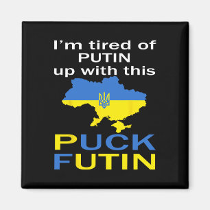 Puck Futin Meme Stolz auf ukrainische Ukraine Kart Magnet