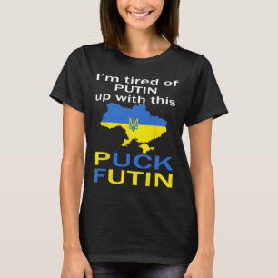 Puck Futin Meme Stolz auf ukrainische Ukraine Kart T-Shirt