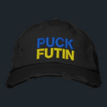 Puck Futin - ukrainische Flagge - Freiheit für die Bestickte Baseballkappe<br><div class="desc">Ich stehe mit der Ukraine - Freiheit - Frieden - Unterstützung der Ukraine - Solidarität - Flagge der Ukraine - Starkes Zusammenspiel - Freiheit Sieg - Puck Futin ! Machen wir die Welt zu einem besseren Ort - alle zusammen! Eine bessere Welt beginnt - abhängig - braucht Ihr auch! Sie...</div>