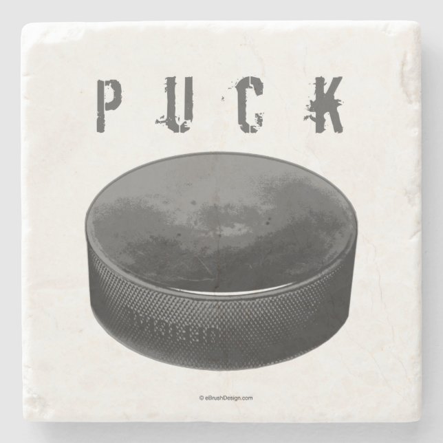 PUCK (Hockey) Steinuntersetzer (Vorderseite)
