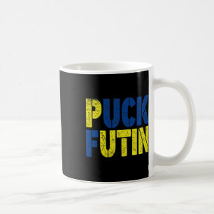 Puck kämpft für diesen Krieg - Krieg in der Ukrain Kaffeetasse