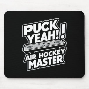 Puck Master Lustiges Air-Hockey-Design Mousepad