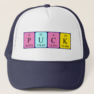 Puck-Periodenname Truckerkappe