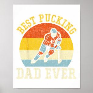 Pucken Vater Retro Vater's Tagesgeschenk für H Poster