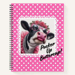 Pucker up Buttercup! Spiralnotizblock Notizbuch