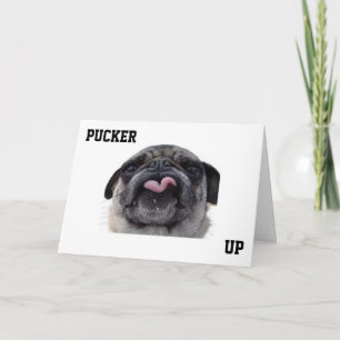 "PUCKER UP SO KANN ICH UNS KENNEN" DANK DANKESKARTE