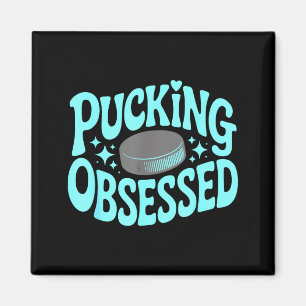 Pucking besessener Hockey-Romantik-Leser Buchliebh Magnet