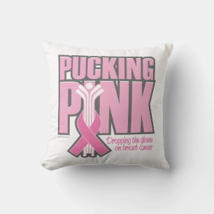 Pucking Pink (Eishockey) Kissen