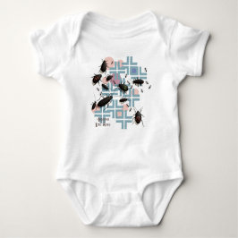 Puck's Bug Swarm Baby Bodysuit Baby Strampler