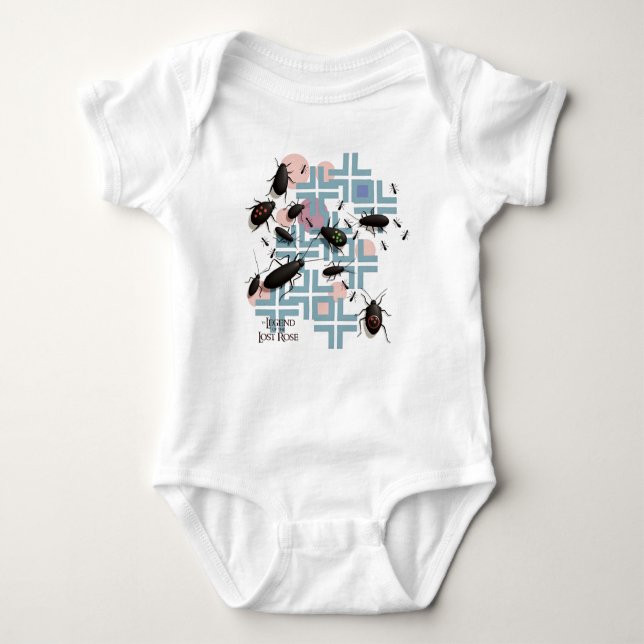 Puck's Bug Swarm Baby Bodysuit Baby Strampler (Vorderseite)