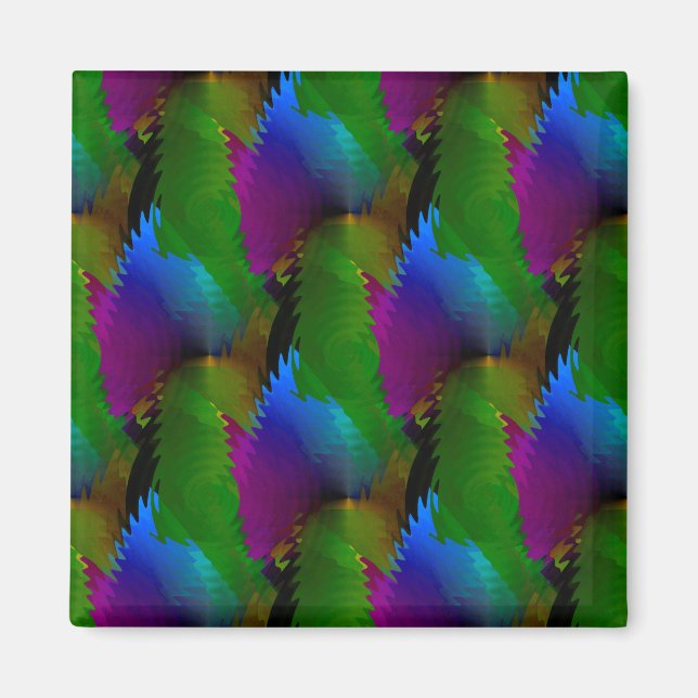 Puddeln in Farben... Magnet (Vorne)