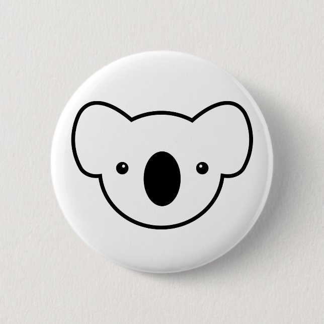 Pudding der Koala Button (Vorderseite)
