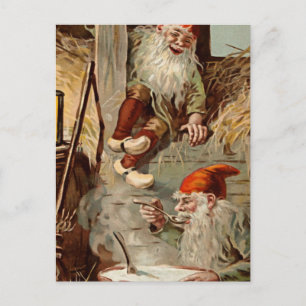 "Pudding In the Barn" von Jenny Nystrom Postkarte