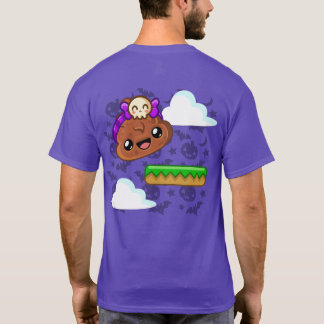 Pudding & Süßer Totenkopf mit Rückendruck - Happy T-Shirt