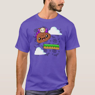Pudding & Süßer Totenkopfzubehör - Happy Jump T-Shirt