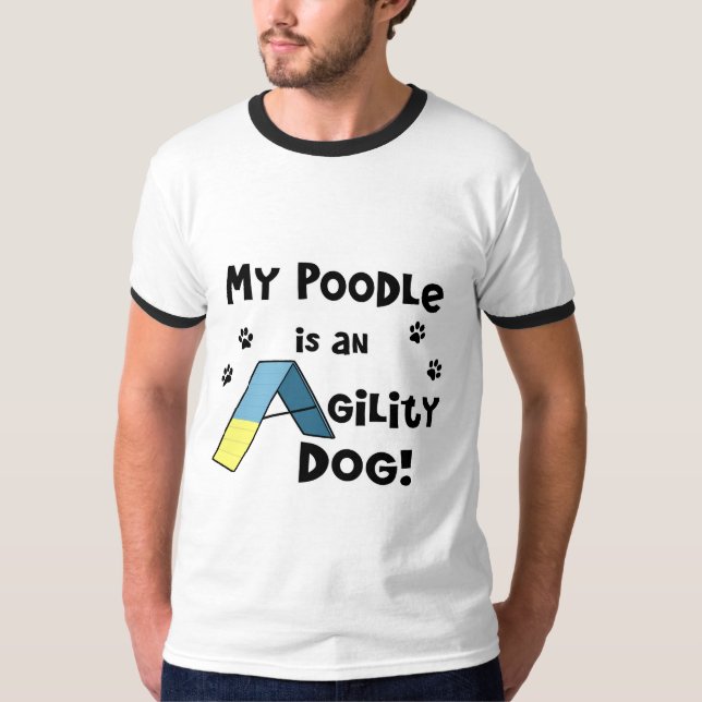 Pudel-Agility-HundeT - Shirt (Vorderseite)