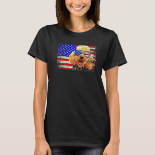Pudel Amerikanische Flagge USA Großartig T-Shirt