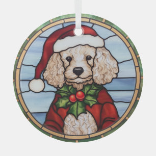 Pudel Buntglas Weihnachten Ornament Aus Glas