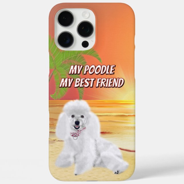 Pudel Case-Mate iPhone Hülle (Rückseite)