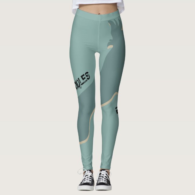 Pudel fliegen… leggings (Vorderseite)
