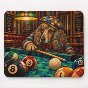 Pudel, Geometrisches Mosaik Mousepad