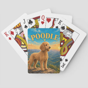Pudel, Geometrisches Mosaik Spielkarten
