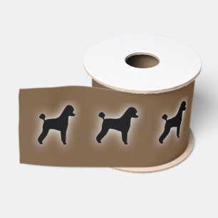 Pudel-grobes Korn-Band 3" weit Ripsband