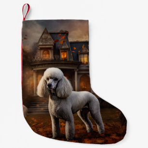 Pudel Halloween Gruselig Kleiner Weihnachtsstrumpf