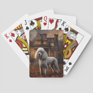 Pudel Halloween Gruselig Spielkarten