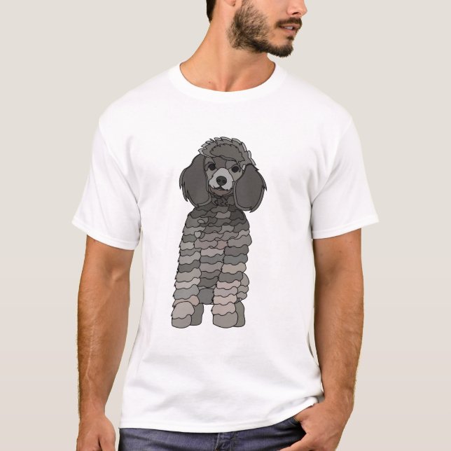 Pudel-Haustier T-Shirt (Vorderseite)