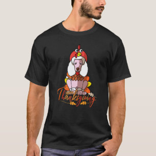 Pudel-Hund begrüßt glückliches Erntedankfest Truth T-Shirt