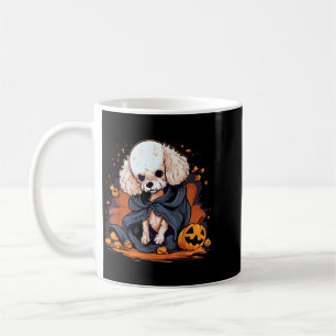 Pudel-Hund-Halloween Kaffeetasse