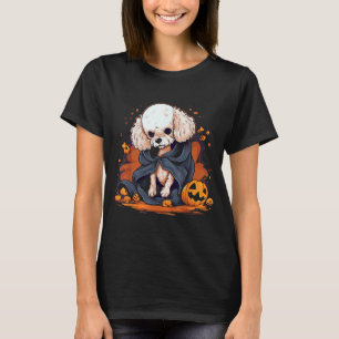 Pudel-Hund Halloween T-Shirt
