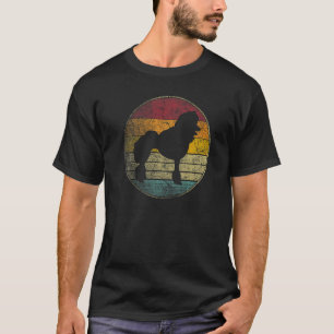Pudel Hund Haustier Gif Retro Stil Vintage 70er 80 T-Shirt