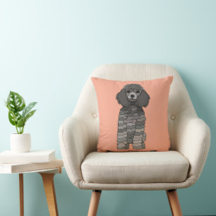 Pudel-Hund-Haustier Kinder Kissen