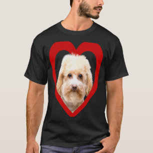 Pudel Hund Herz Zwergpudel Pudel 2 T-Shirt