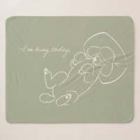 Pudel-Hund-Mama-Decke - Lustig Ich bin beschäftigt