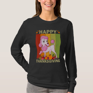 Pudel-Hund Retro-Grafik Familie passend zum Ernted T-Shirt