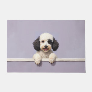 Pudel-Hund-Türmatte-Kunst Fußmatte