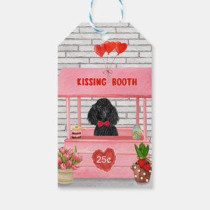Pudel-Hund Valentinstag Küssstand Geschenkanhänger
